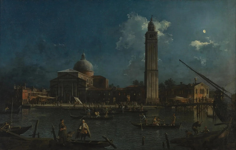Nocne czuwanie w San Pietro di Castello - Canaletto