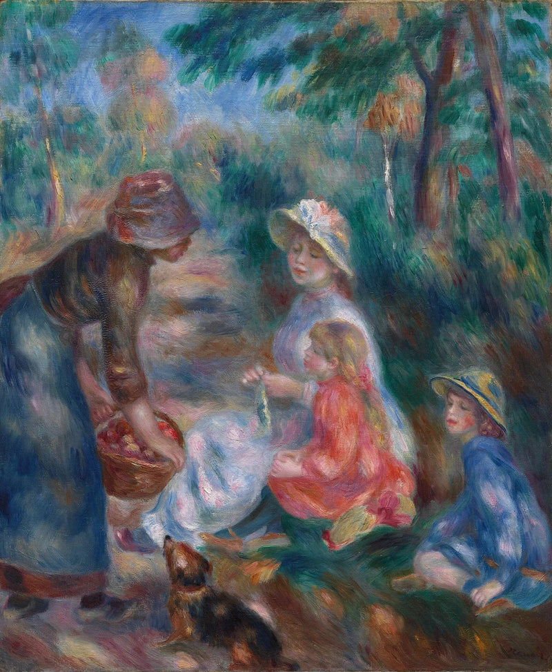 Sprzedawczyni jabłek - Pierre-Auguste Renoir