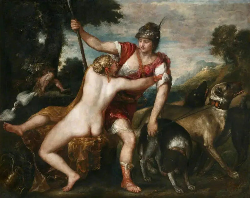 Wenus i Adonis z Rokeby - Titian