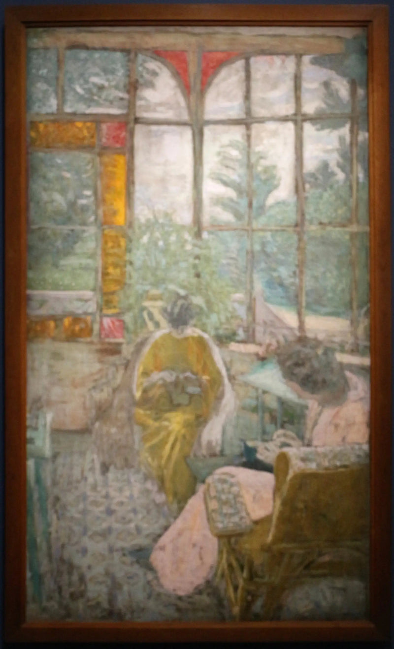 Weranda Coadigou w Loctudy, Marcelle Aron i Marthe Mellot - Édouard Vuillard