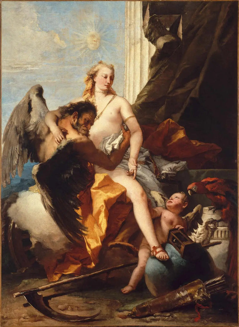 Prawda ujawniona przez czas - Giovanni Battista Tiepolo