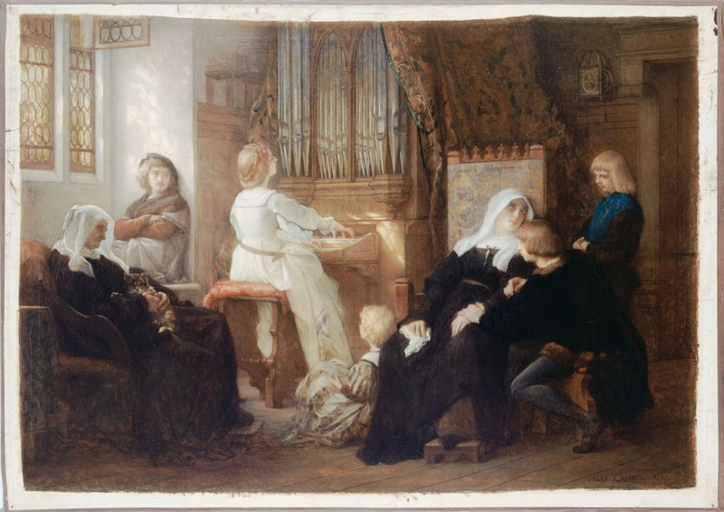 Wdowa mistrza kapeli - Alexandre Cabanel