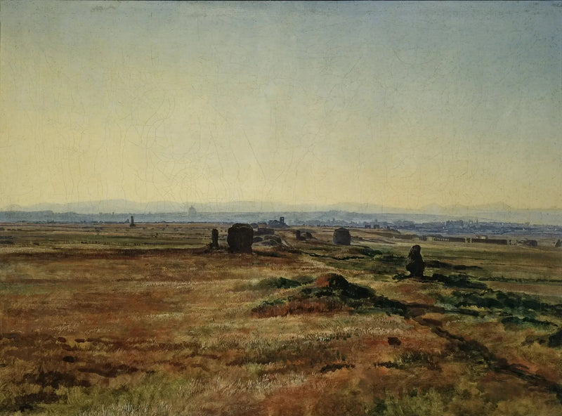 Via Appia o zachodzie słońca - Aleksander Iwanow