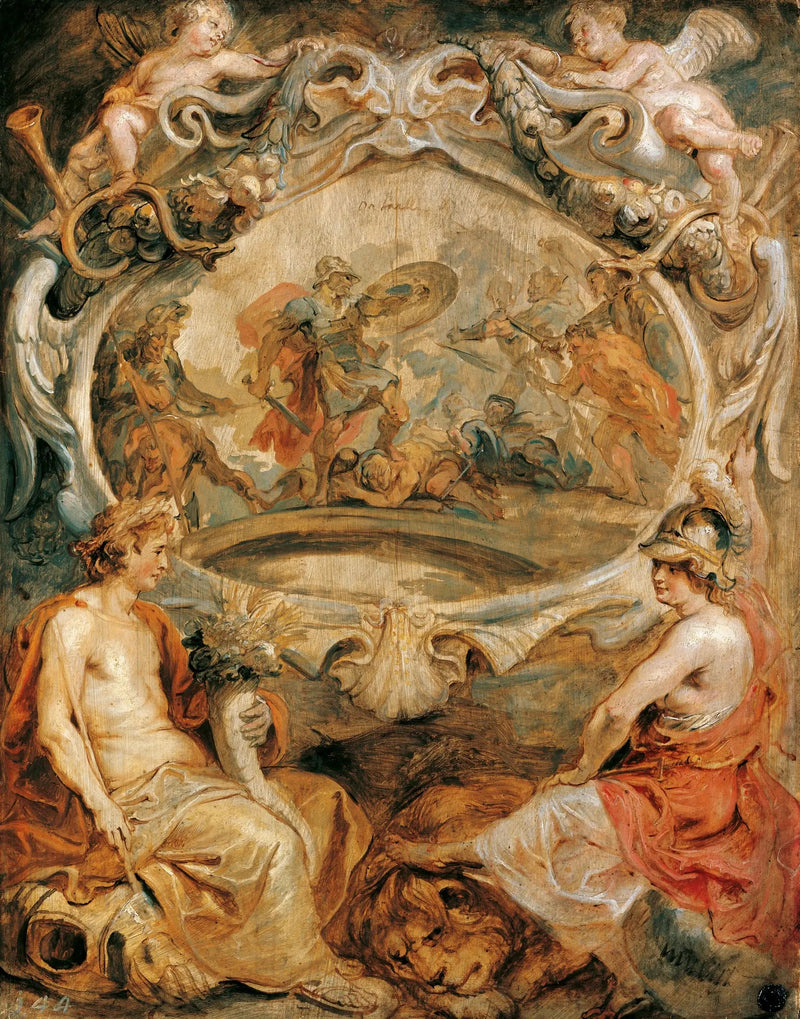 Zwycięstwo Henryka IV w Koutres - Peter Paul Rubens