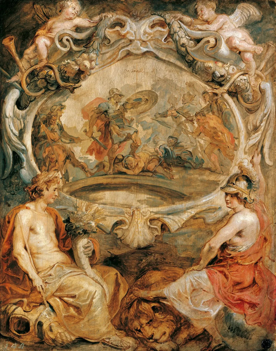 Zwycięstwo Henryka IV w Koutres - Peter Paul Rubens