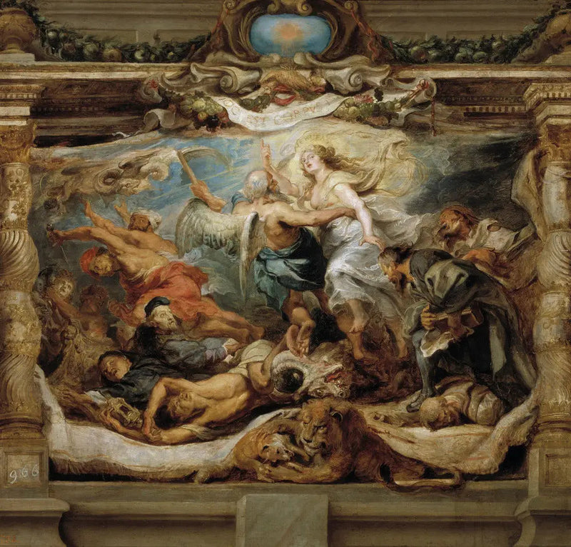 Zwycięstwo prawdy nad herezją - Peter Paul Rubens