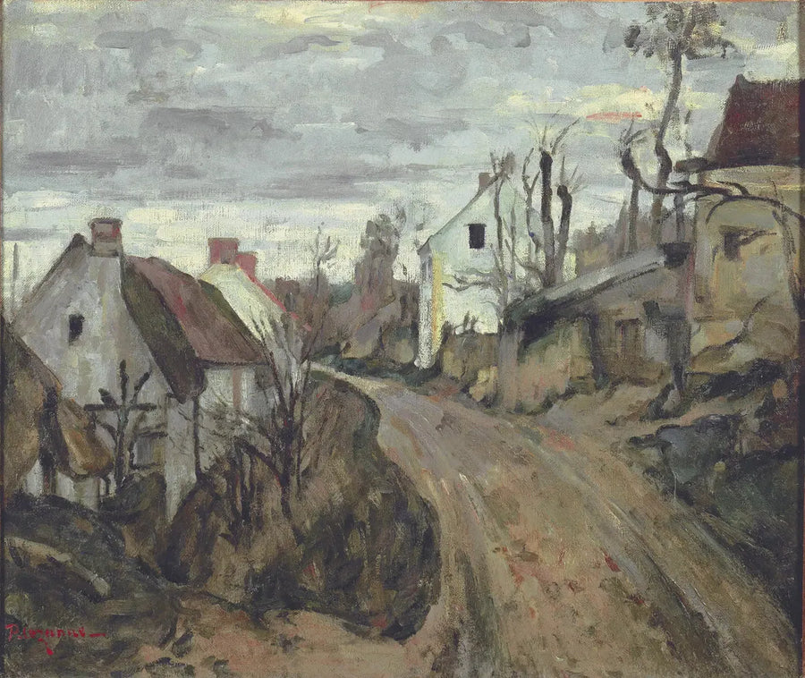 Stara droga w Auvers-sur-Oise - Paul Cézanne
