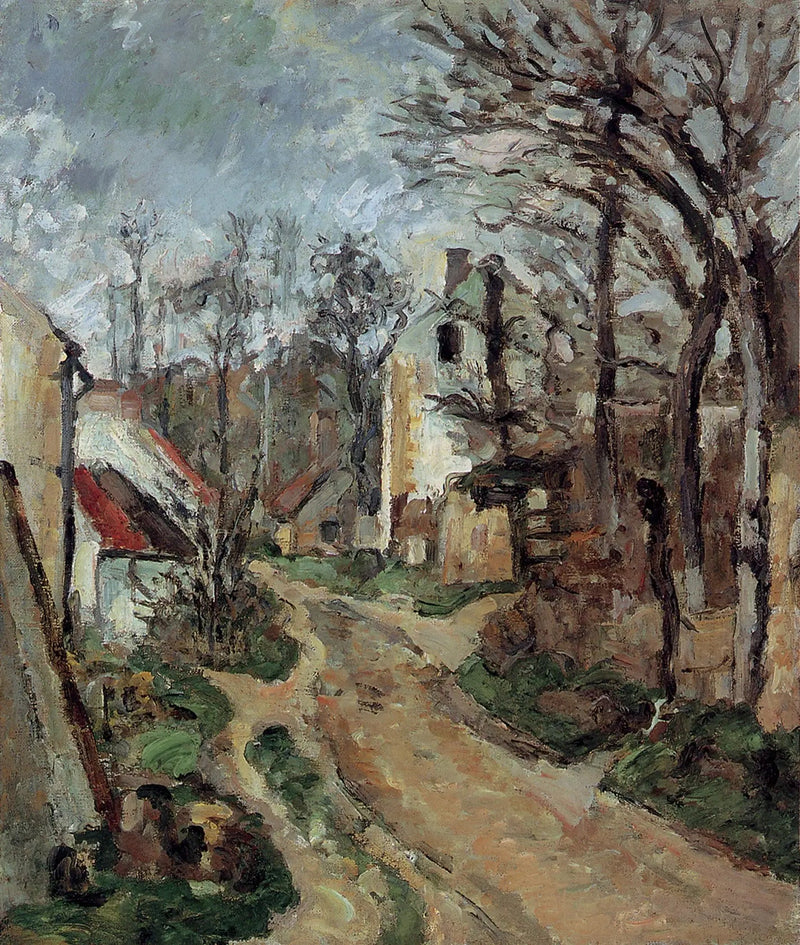 Stara droga w Auvers-sur-Oise - Paul Cézanne