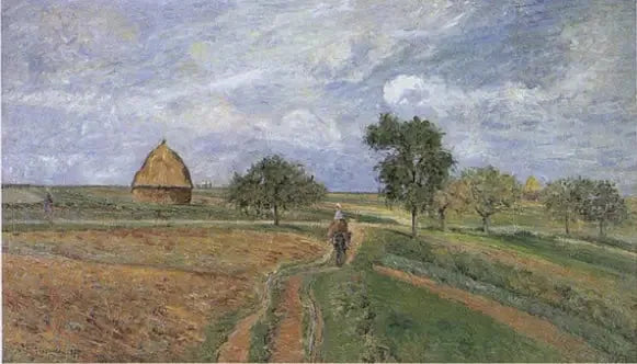 Stara droga z Ennery do Pontoise - Camille Pissarro