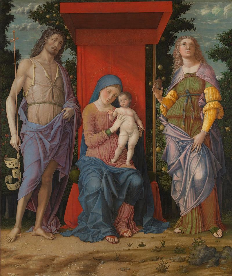 Matka Boska z Dzieciątkiem - Andrea Mantegna