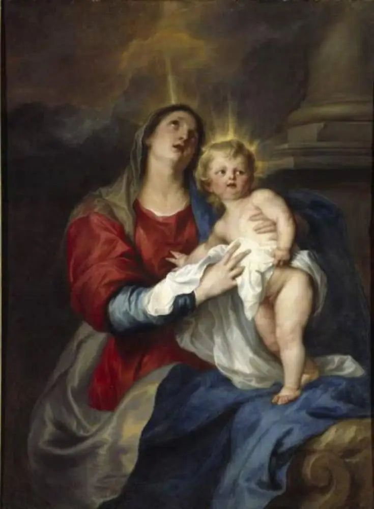Dziewica z Dzieciątkiem - Antoine van Dyck