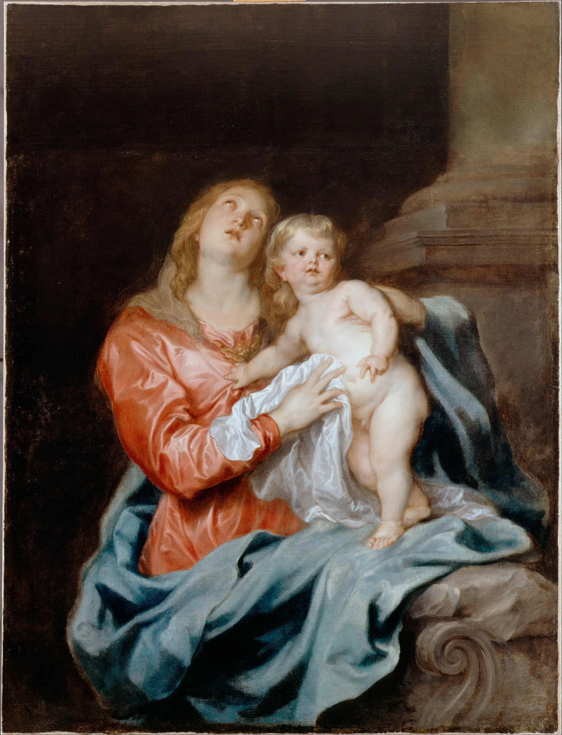 Dziewica z Dzieciątkiem - Antoine van Dyck