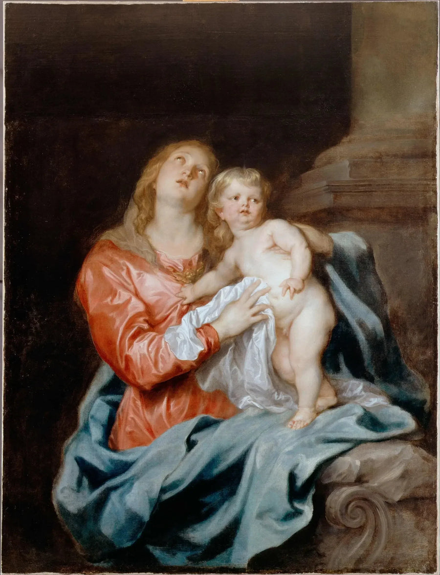 Dziewica z Dzieciątkiem - Antoine van Dyck