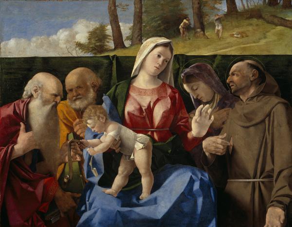 Matka Boska z Dzieciątkiem i świętymi - Lorenzo Lotto