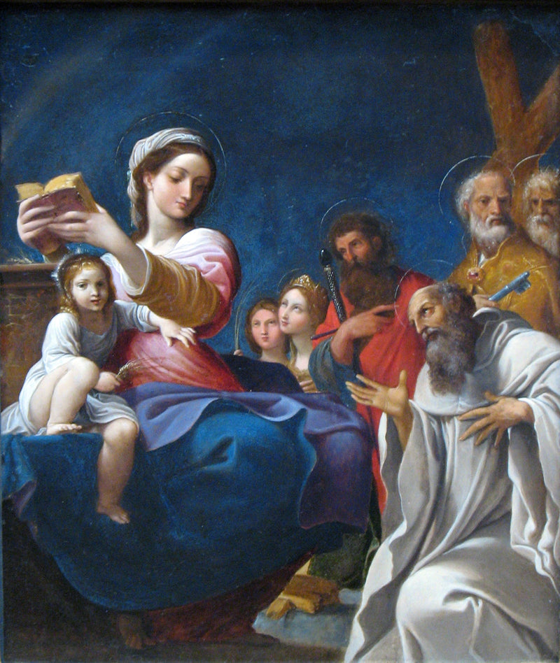 Matka Boska z Dzieciątkiem i świętymi - Ludovico Carracci