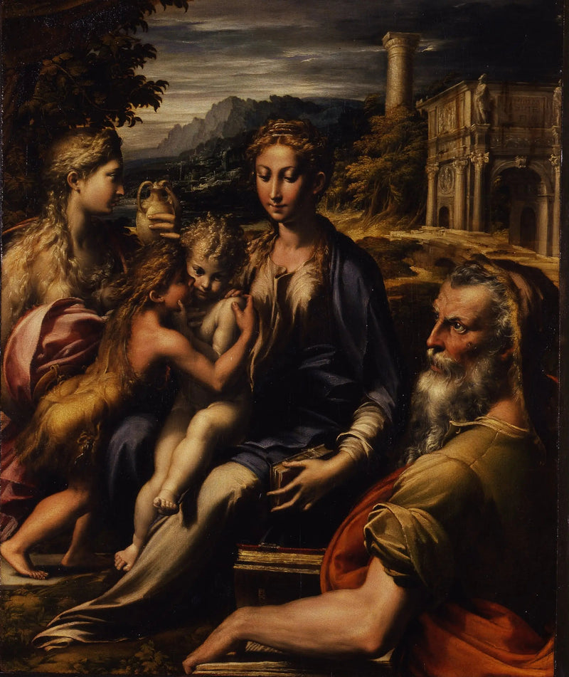 Matka Boska z Dzieciątkiem i świętymi - Parmigianino