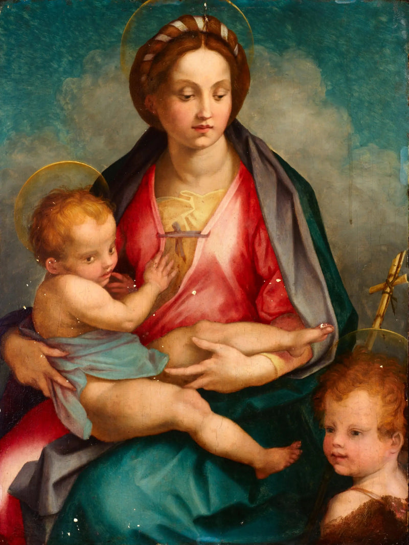 Matka Boska z Dzieciątkiem i świętym Janem - Andrea del Sarto