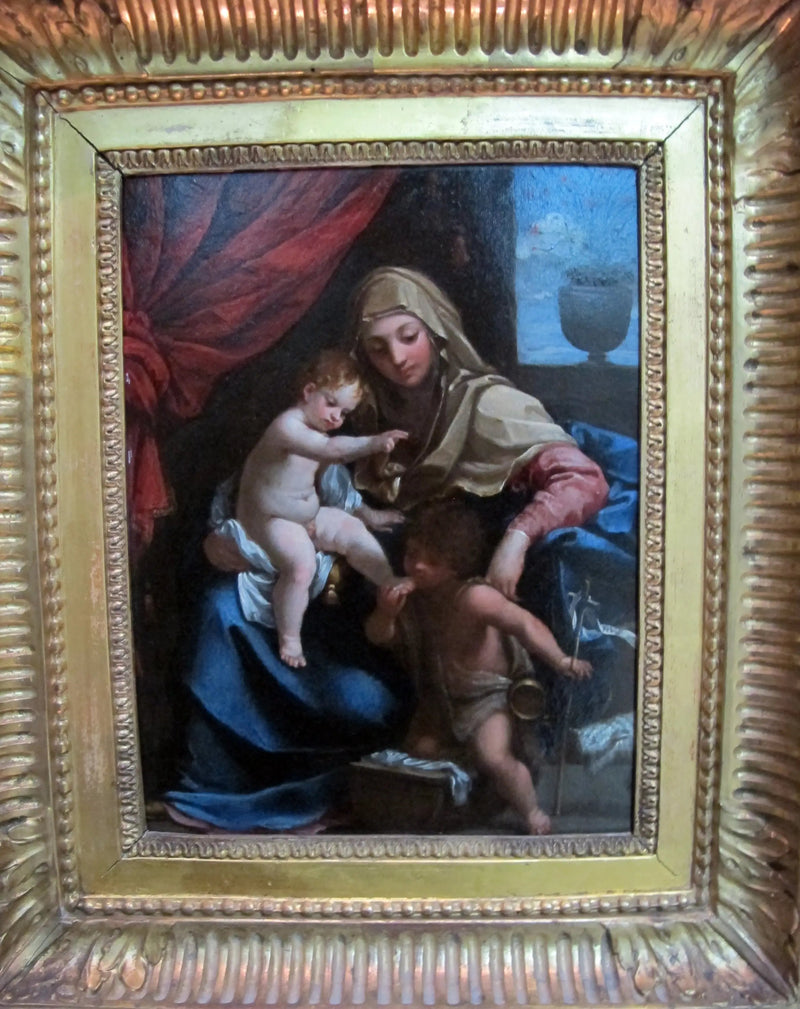 Matka Boska z Dzieciątkiem i świętym Janem Chrzcicielem - Guido Reni