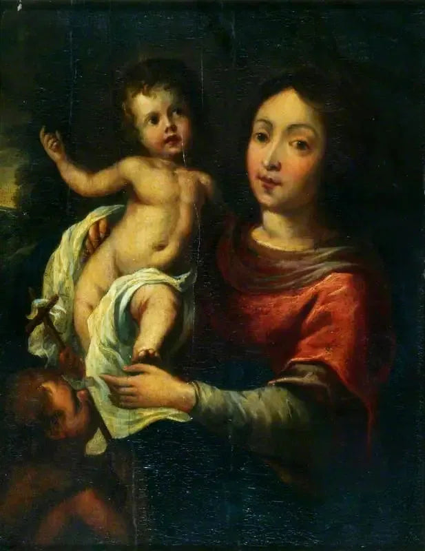 Maria z Dzieciątkiem i świętym Janem - Bartolomé Esteban Murillo