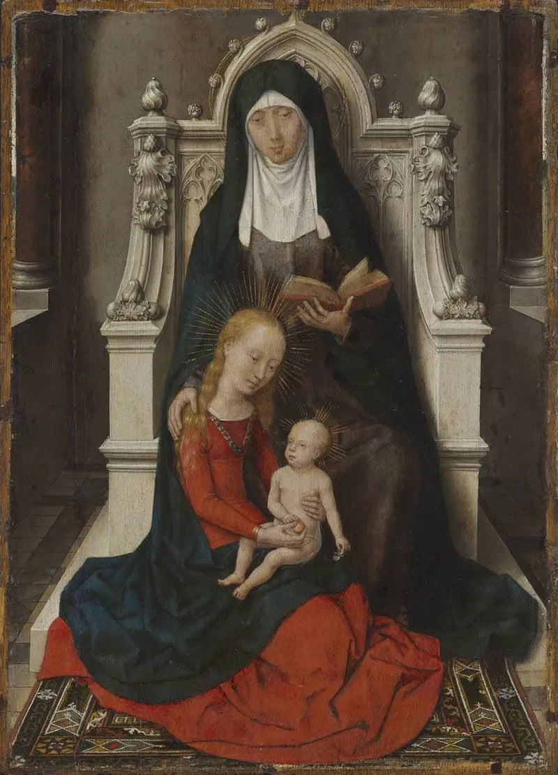 Matka Boska z Dzieciątkiem i świętą Anną - Hans Memling