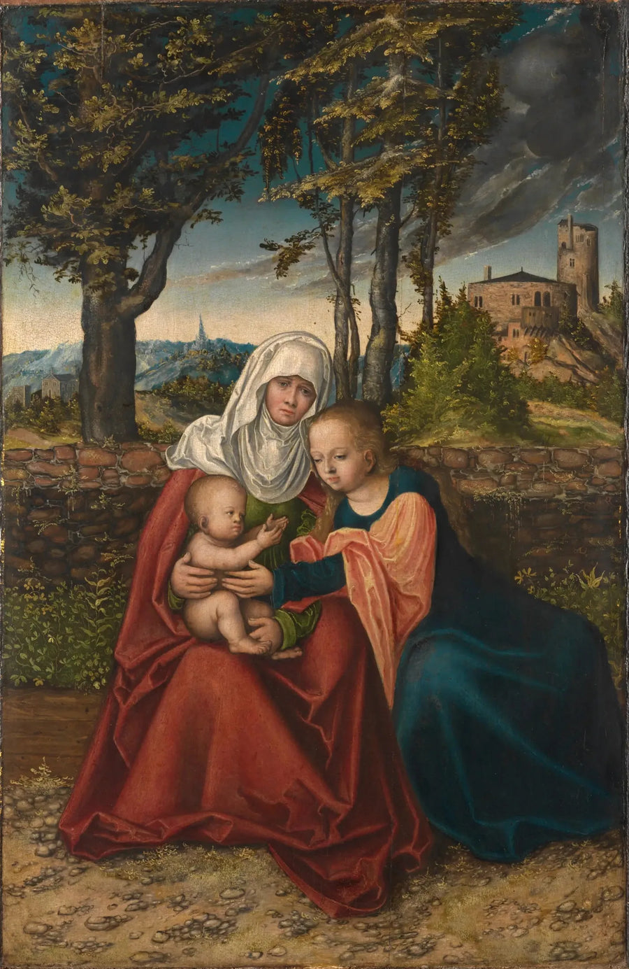Matka Boska z Dzieciątkiem i świętą Anną - Lucas Cranach Starszy