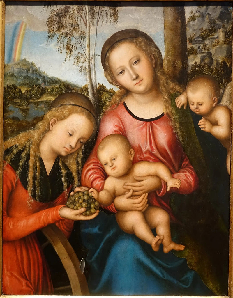 Matka Boska z Dzieciątkiem i Świętą Katarzyną - Lucas Cranach Starszy