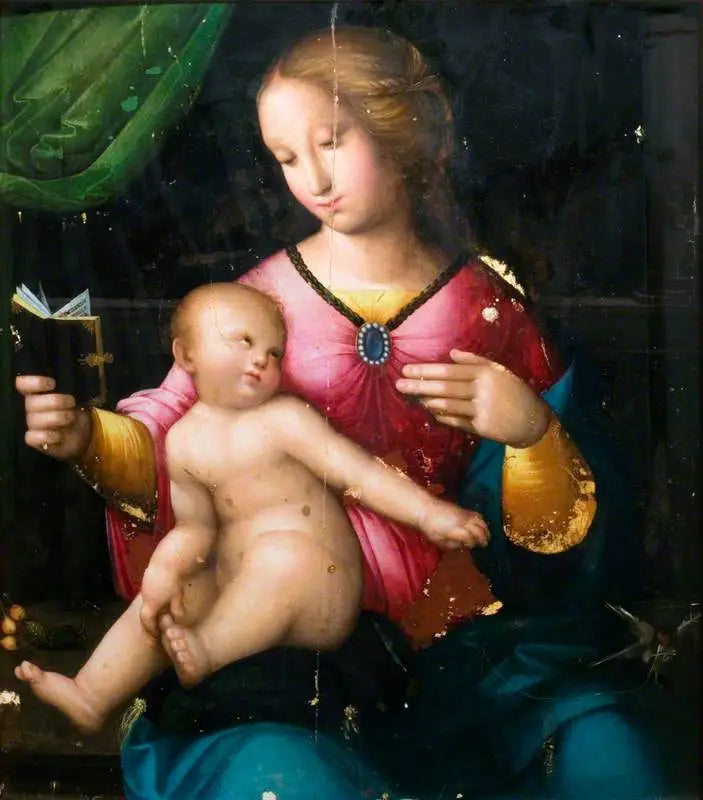 Madonna z Dzieciątkiem i szczygłem - Rafael Santi
