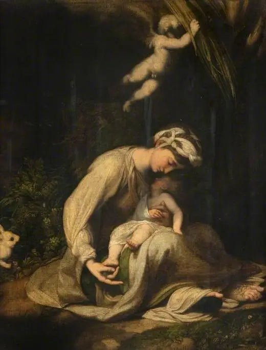 Matka Boska z Dzieciątkiem i zającem - Antonio da Correggio