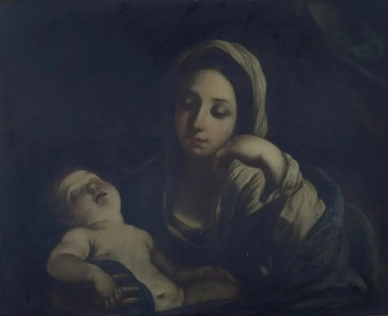 Matka Boska z Dzieciątkiem śpiącym - Guido Reni