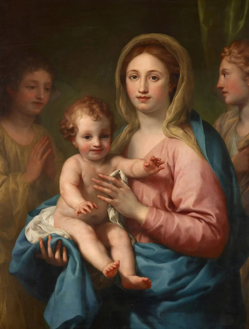 Matka Boska z Dzieciątkiem i dwoma aniołami - Anton Raphael Mengs