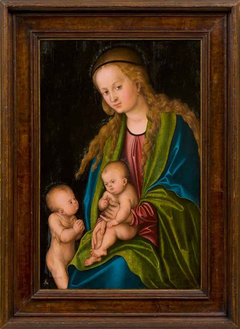 Matka Boska z Dzieciątkiem i małym Janem - Lucas Cranach Starszy