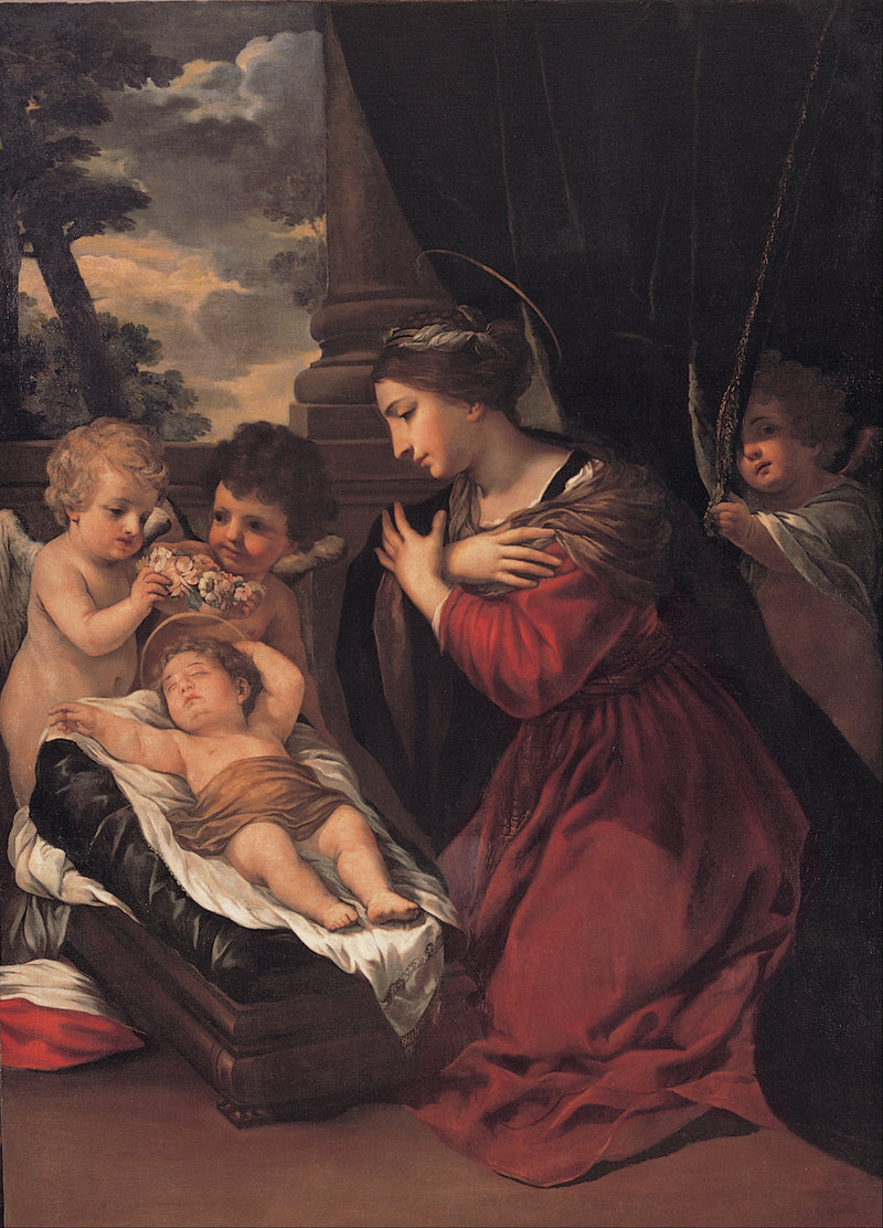 Matka Boska z Dzieciątkiem i aniołami - Pietro da Cortona