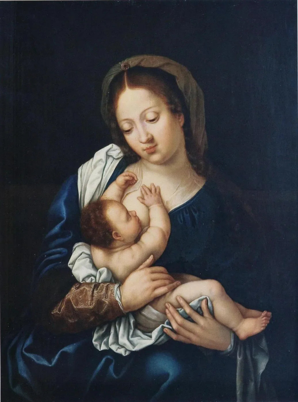 La Vierge à l'Enfant - Jan Gossaert image 1 copie peinte à la main à l’huile