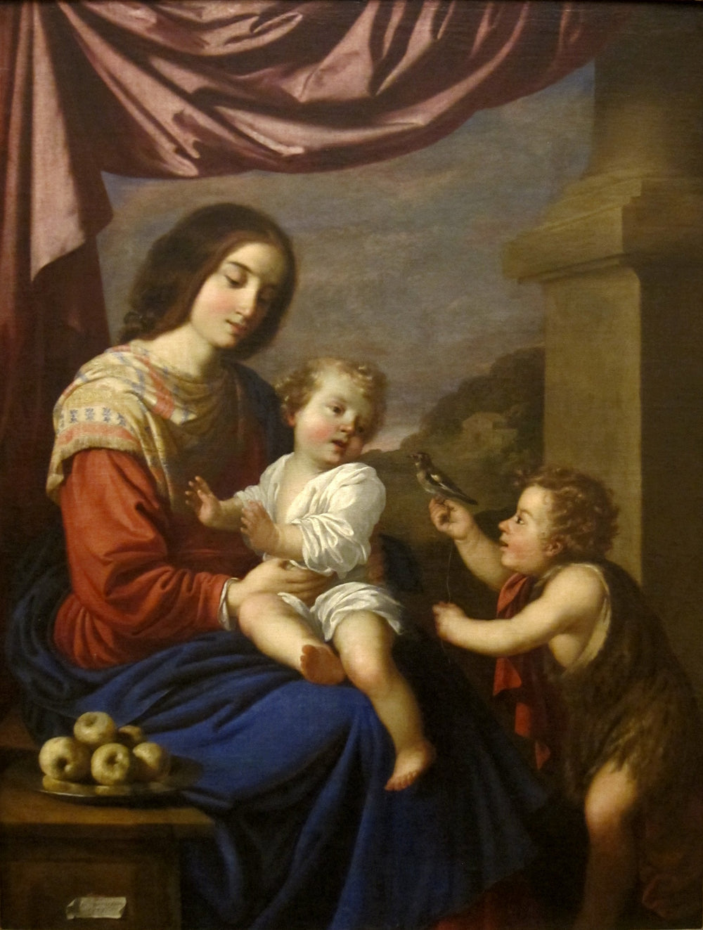 La Vierge à l'Enfant Jésus et l'Enfant Saint Jean - Francisco de Zurbarán image 1 reproduction réalisée par Alpha Reproduction