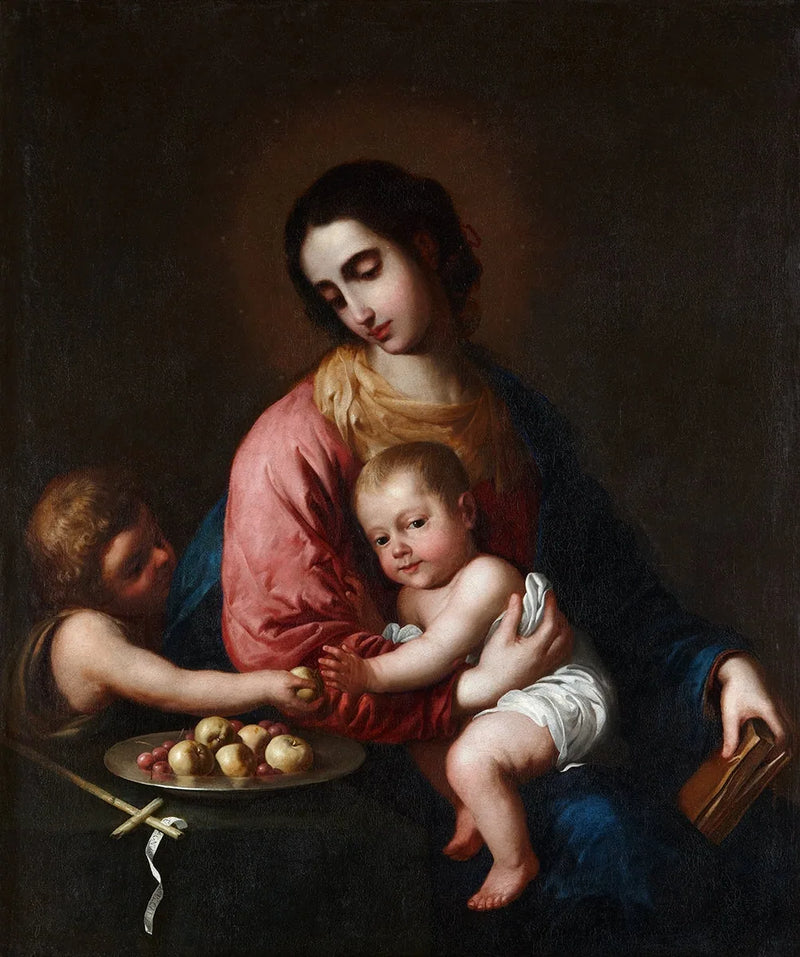 Matka Boska z Dzieciątkiem Jezus i Świętym Janem - Francisco de Zurbarán