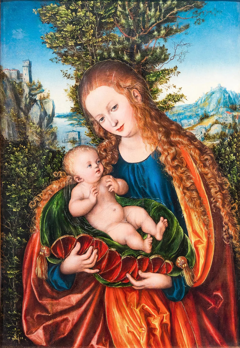 Matka Boska z Dzieciątkiem - Lucas Cranach Starszy