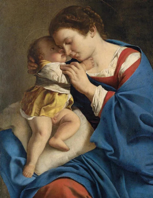 La Vierge à l'Enfant - Orazio Gentileschi image 1 reproduction de peinture à l’huile