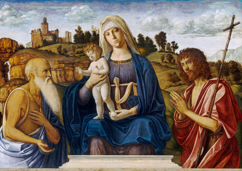Matka Boska z Dzieciątkiem, święty Hieronim i święty Jan Chrzciciel - Cima da Conegliano
