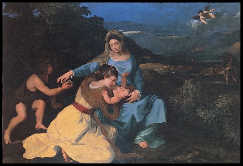 Matka Boska z Dzieciątkiem, Święta Katarzyna i Święty Jan - Pietro da Cortona