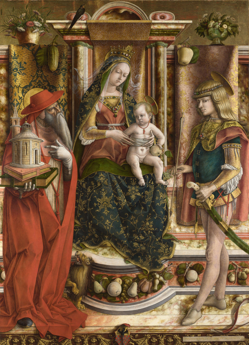 Matka Boska z jaskółką - Carlo Crivelli
