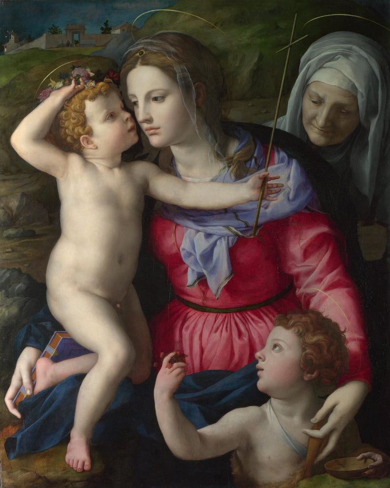 Matka Boska z Dzieciątkiem i świętymi - Bronzino