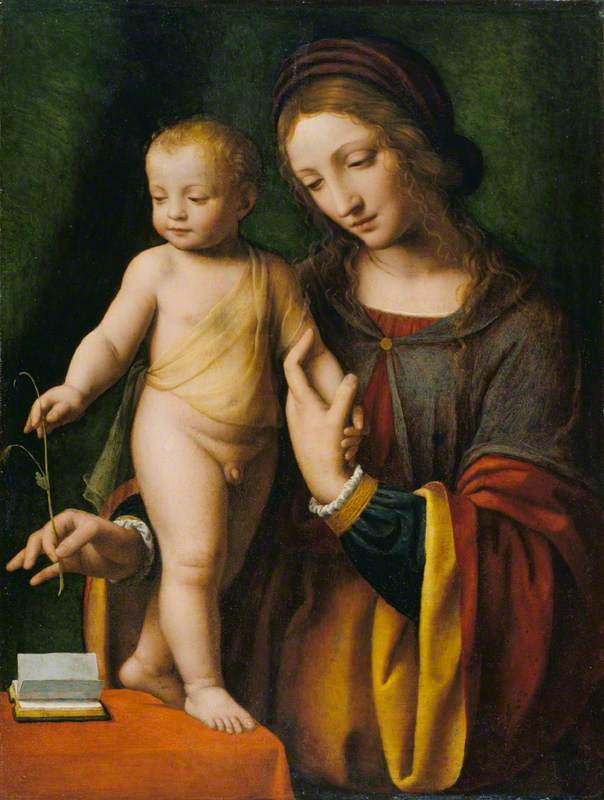 Matka Boska z Dzieciątkiem i koniczyną - Bernardino Luini