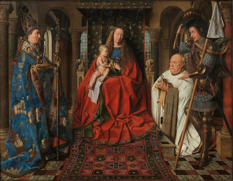 Dziewica z kanonikiem Van der Paele - Jan van Eyck