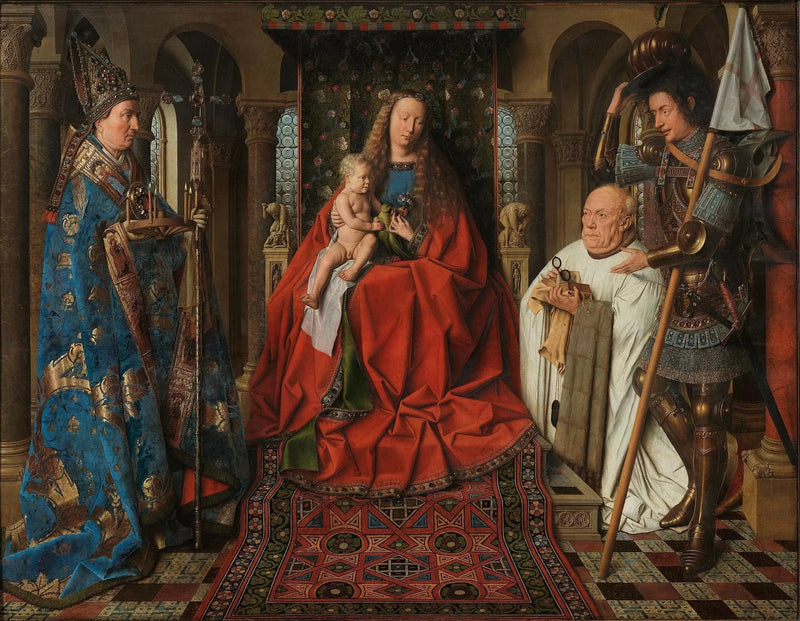 Dziewica z kanonikiem Van der Paele - Jan van Eyck