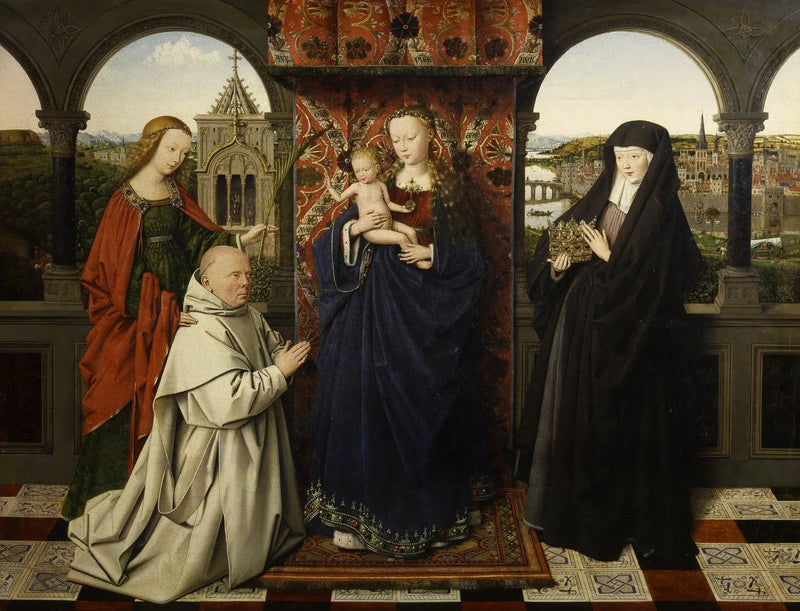 Dziewica z kartuzem - Jan van Eyck
