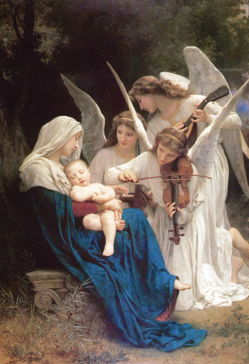 Dziewica z aniołami - Bouguereau