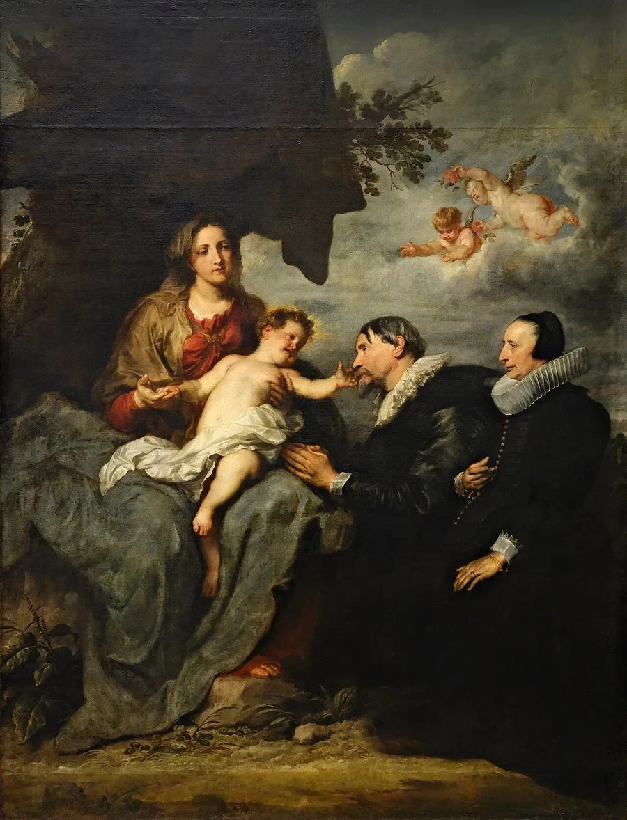 Dziewica z dwoma donatorami - Antoine van Dyck