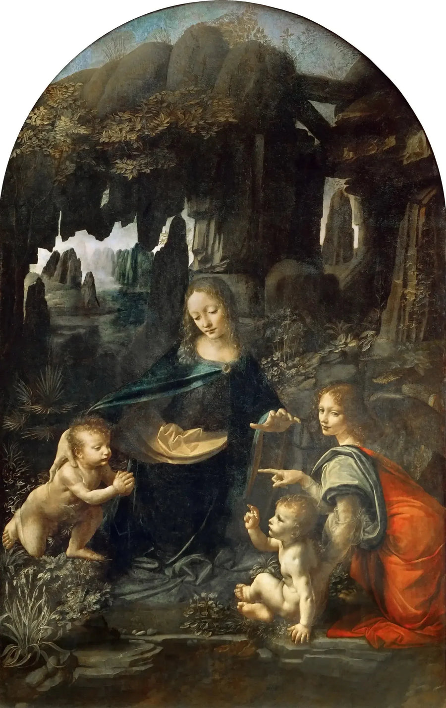 Madonna w skałach - Leonardo da Vinci