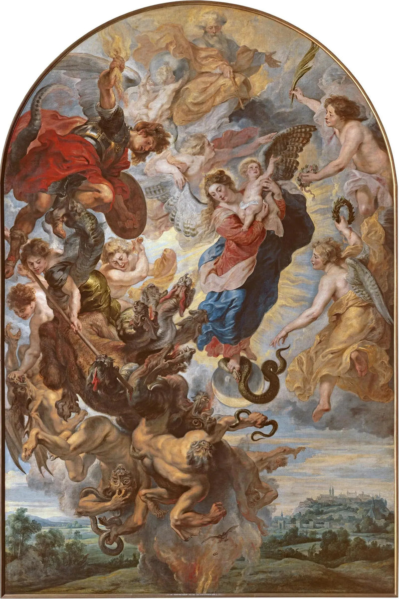 Dziewica jako apokaliptyczna kobieta na księżycu - Peter Paul Rubens