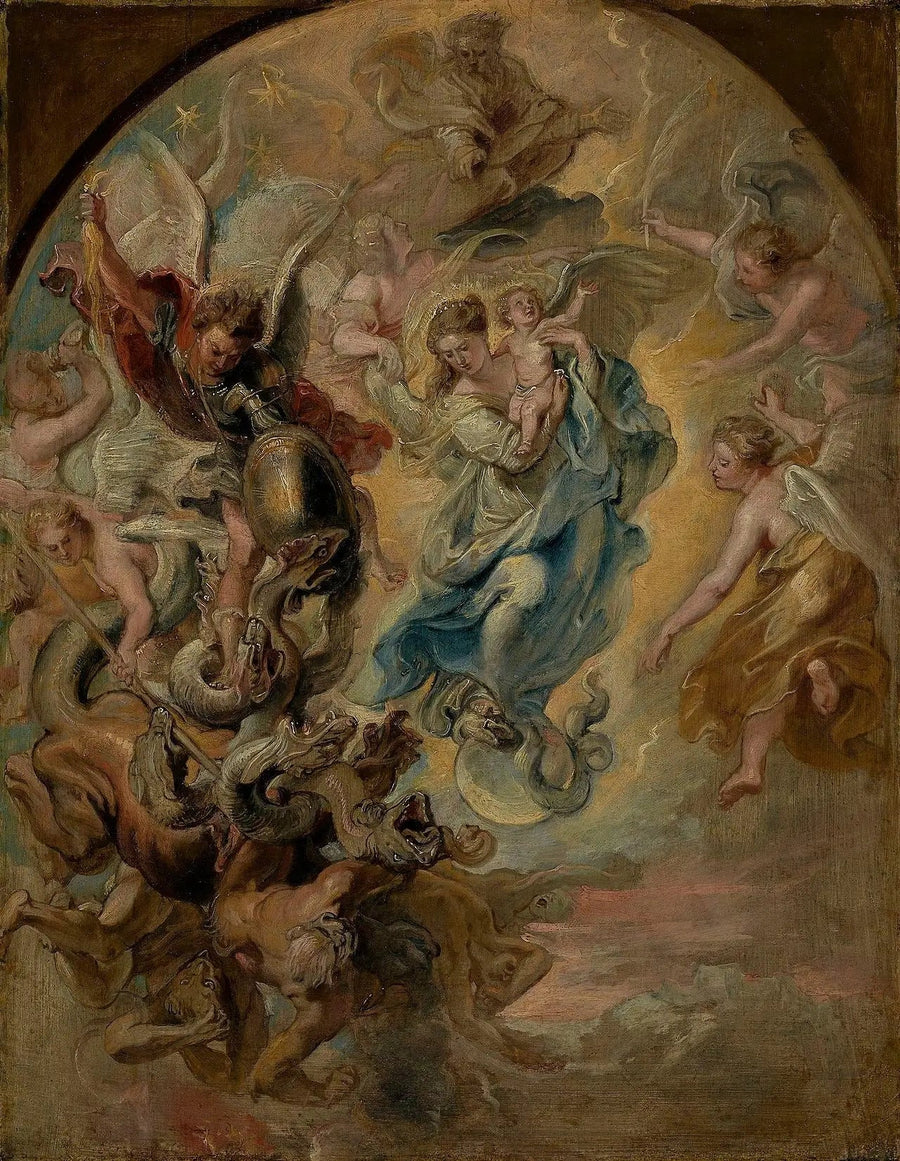 Dziewica jako kobieta z Apokalipsy - Peter Paul Rubens